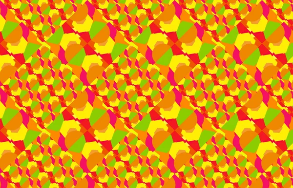 Decorative Colored Geometric Abstract Pattern — Φωτογραφία Αρχείου