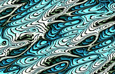 colorful abstract decorative trippy wavy pattern