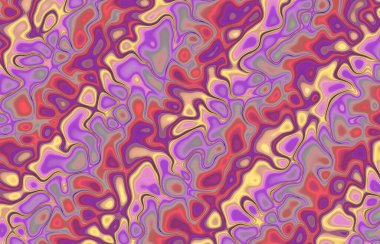 colorful abstract decorative trippy wavy pattern