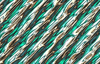 colorful abstract decorative trippy wavy pattern