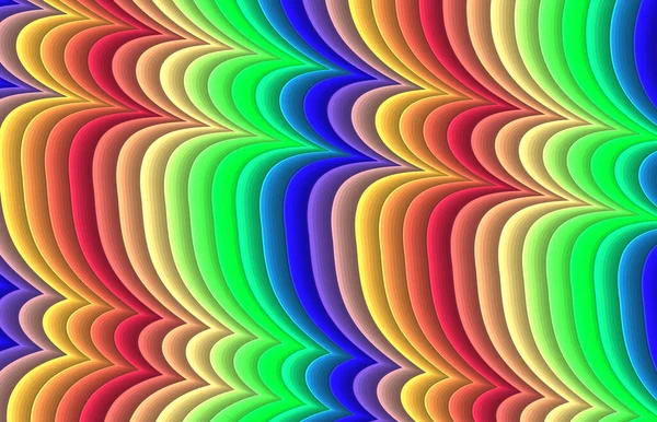 Colorful Abstract Decorative Trippy Wavy Pattern — Stock Fotó