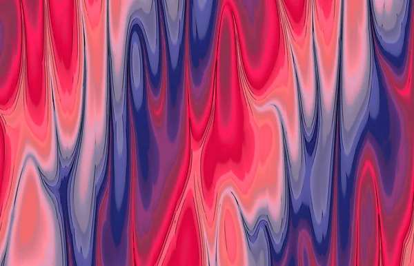 Красочный Абстрактный Декоративный Триппи Волнистый Узор — стоковое фото