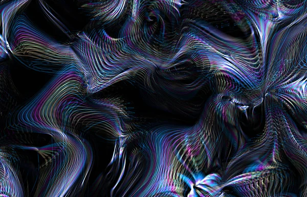 Crazy Swirling Dynamic Psychedelic Colorful Fluid — Φωτογραφία Αρχείου