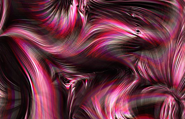 Crazy Swirling Dynamic Psychedelic Colorful Fluid — Stock Photo, Image