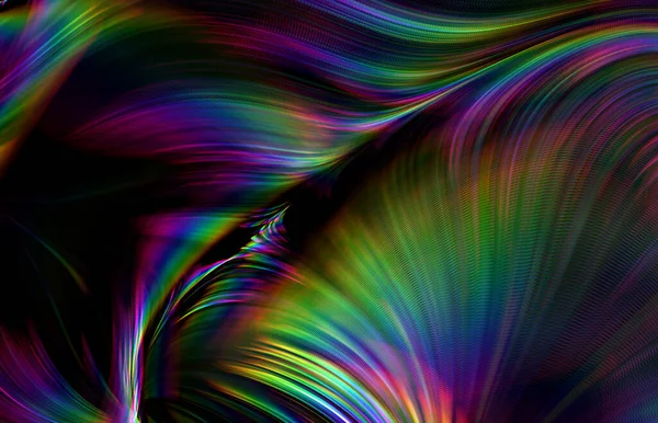 Swirling Dynamic Psychedelic Colorful Fluid — Stock Fotó