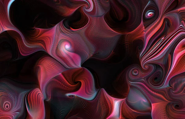 Swirling Dynamic Psychedelic Colorful Fluid — Φωτογραφία Αρχείου