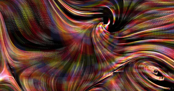 Colorful Dynamic Trippy Psychedelic Fluid — Stock Photo, Image