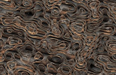 Soyut yapılandırılmış tuhaf metal çelik.