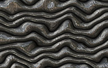 soyut fütüristik metal çelik sanatı