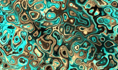 renkli soyut garip fraktal sanat