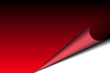 Katlanmış sayfa sayfa etiketi