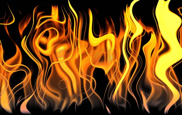 Tűz Lángok Pokol — Stock Fotó