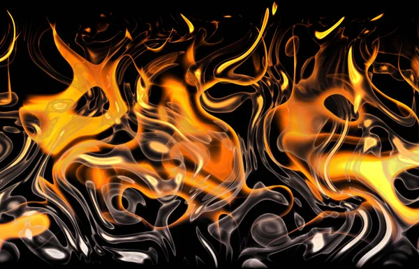 Feuer Und Flammeninferno — Stockfoto