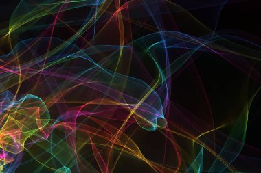 soyut renkli aydınlatma duman bulutları