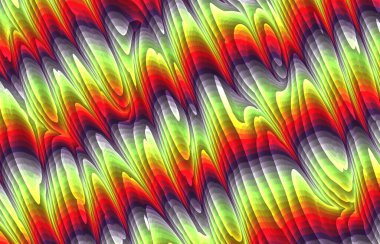  Dalgalı soyut psikopat tasarımı