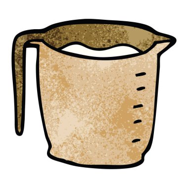 çizgi film doodle Sürahi vektör çizim