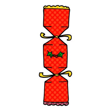 çizgi film doodle Noel fişeği