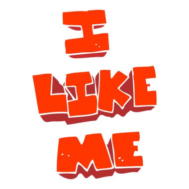 düz benim gibi ben çizimi simge renk