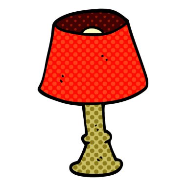 çizgi film doodle ev lamba