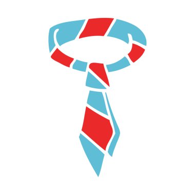 çizgi film doodle office kravat