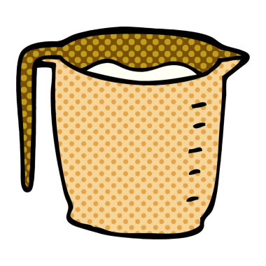 çizgi film doodle Sürahi vektör çizim