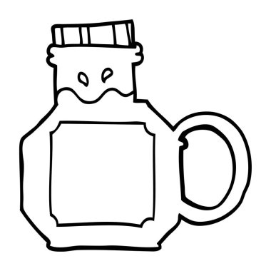 çizim karikatür yeşil iksir