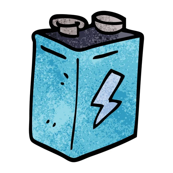 Cartoon Doodle Batterie Illustration — Stockvektor