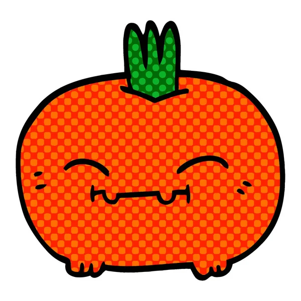 çizgi film doodle mutlu kök sebze