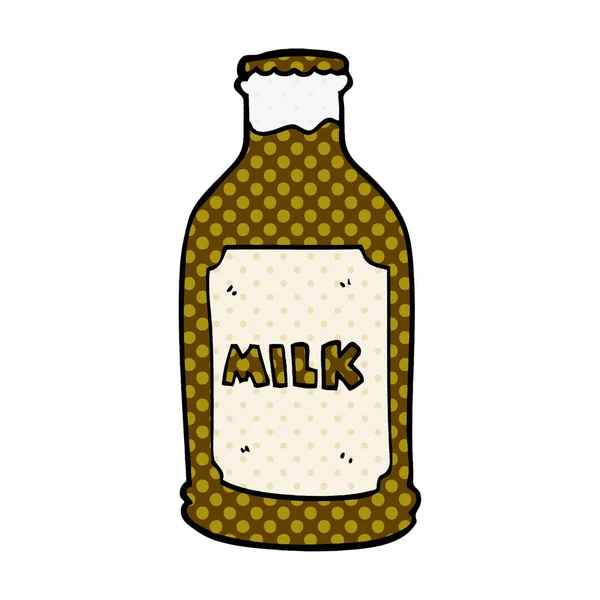 Cartoon Doodle Schokoladenmilch — Stockvektor