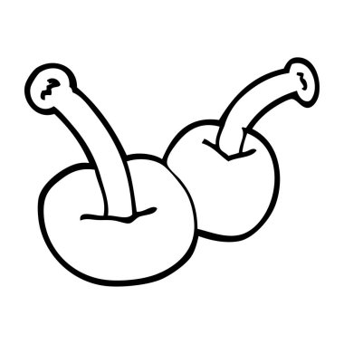 çizim karikatür kiraz