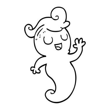 çizim karikatür hayalet