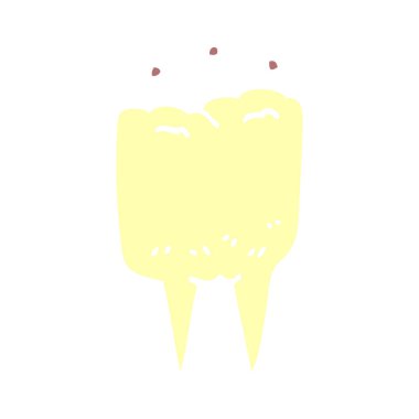 diş, vektör, illüstrasyon karikatür doodle