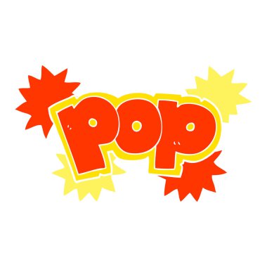 düz renk pop patlama simgesinin resmi