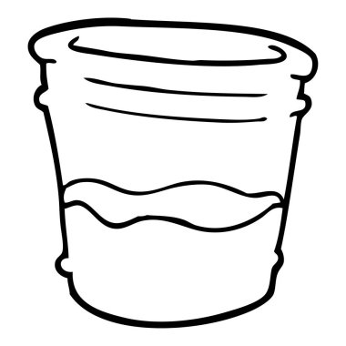 çizim karikatür bardak içki