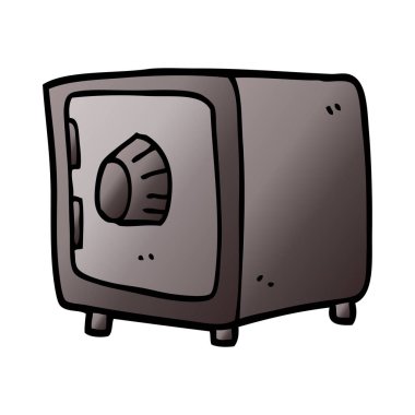 Doodle güvenli vektör çizim karikatür