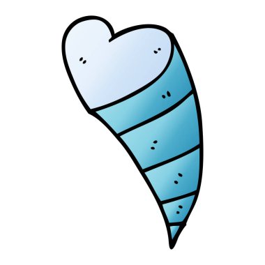 çizgi film çekim kalp dekoratif unsur doodle