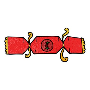 çizgi film doodle Noel fişeği