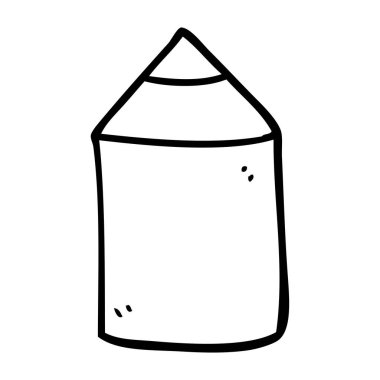renkli kurşun kalem çizim karikatür
