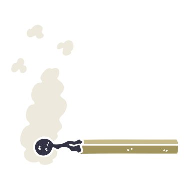 düz renk tarzı çizgi film yanık uyumu