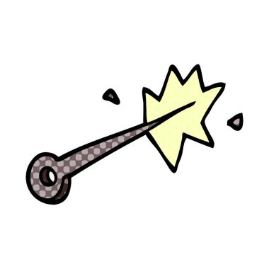 çizgi film doodle dikiş iğnesi