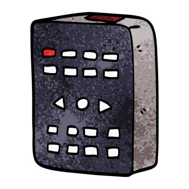 çizgi film doodle uzaktan kumanda