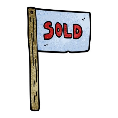 satılan doodle işareti karikatür