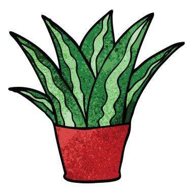 çizgi film doodle Ev bitkisi