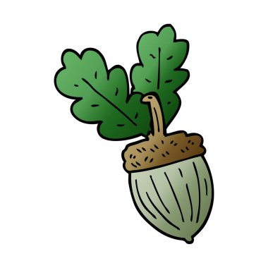 komik karikatür doodle palamut