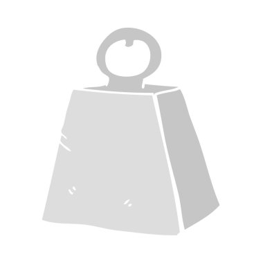 ağır ağırlık düz renkli çizimi