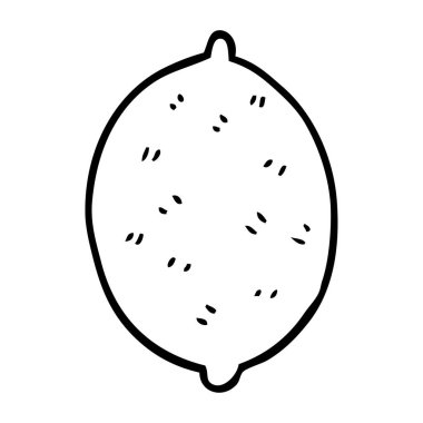 çizim karikatür limon meyve