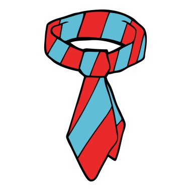 çizgi film doodle iş kravat