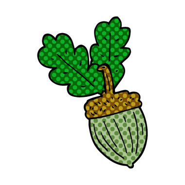 komik karikatür doodle palamut