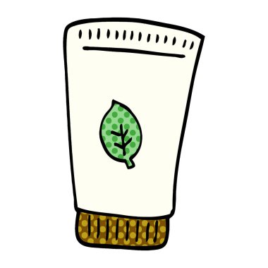 çizgi film doodle cilt losyonu