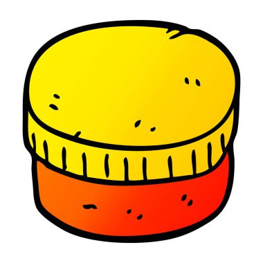 çizgi film doodle nemlendirici kavanoz